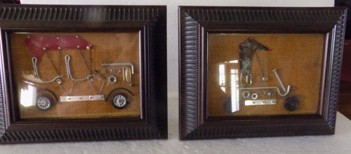 Set handcrafted collage - of,