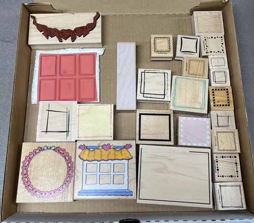 Lot misc wood mounted - wood,