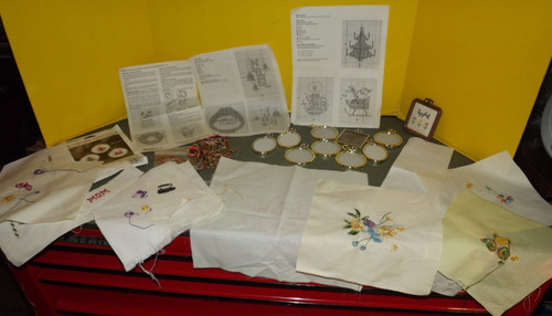 Lot misc cross stitch - lot,